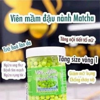 Viên mầm đậu nành matcha giá sỉ