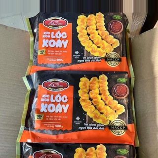Xúc xích lốc xoáy tẩm bột 500gr
