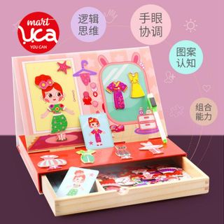 𝗦𝗮̆̃𝗻 𝗵𝗮̀𝗻𝗴 𝘀𝗵𝗶𝗽 𝗹𝘂𝗼̂𝗻 Đồ chơi trẻ em bé gái ghép hình nhà thiết kế thời trang trò chơi giáo dục phát triển trí não bé Nội Địa Trung UcaMart