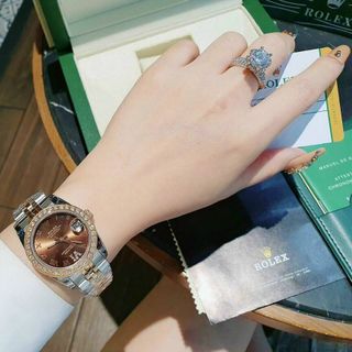 ĐỒNG HỒ ROLEXX CƠ NỮ CAO CẤP NIỀNG ĐÁ