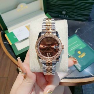 ĐỒNG HỒ ROLEXX CƠ NỮ CAO CẤP NIỀNG ĐÁ
