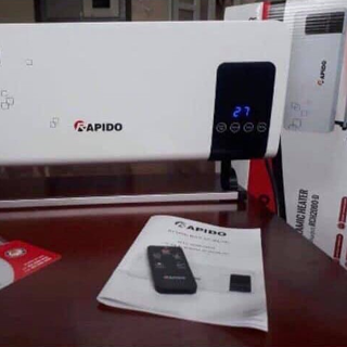 Máy sưởi gốm Rapido RCH2000-D điều khiển điện tử tiêu chuẩn Châu Âu