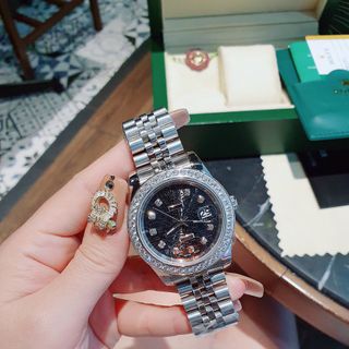 ĐỒNG HỒ ROLEXX NlỀNG ĐÁ COUPLE CAO CẤP