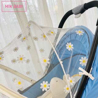 Màn chùm xe đẩy chống côn trùng- siêu đẹp-made in Korea