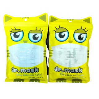 Túi 10 khẩu trang trẻ em 4 lớp....DR MAsK