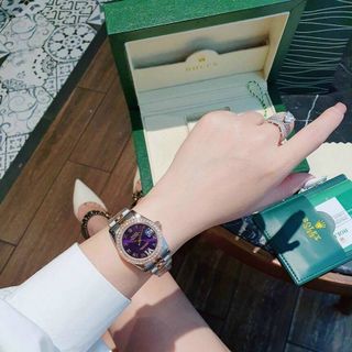 ĐỒNG HỒ ROLEXX CƠ COUPLE CAO CẤP VIỀN ĐÁ