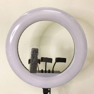Đèn Livestream RL-21 size 54cm cỡ lớn, 3 Kẹp ĐT Kèm Điều Khiển