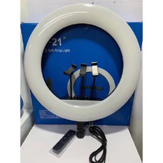 Đèn Livestream RL-21 size 54cm cỡ lớn, 3 Kẹp ĐT Kèm Điều Khiển