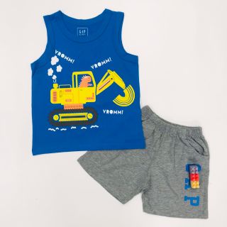 Bộ thun ba lỗ bé trai size 1-7