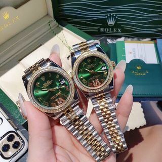 ĐỒNG HỒ ROLEXX VIỀN ĐÁ COUPLE CAO CẤP