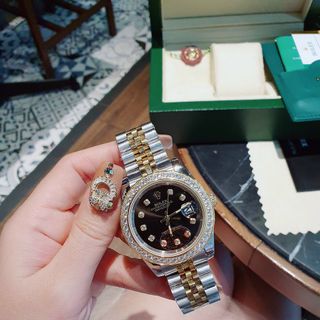 ĐỒNG HỒ ROLEXX COUPLE NIỀNG ĐÁ CAO CẤP