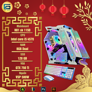 PC GAMING ES1 i5-4570 Chiến GATA 5, FO4, Liên Minh, AUDITION, Render Video