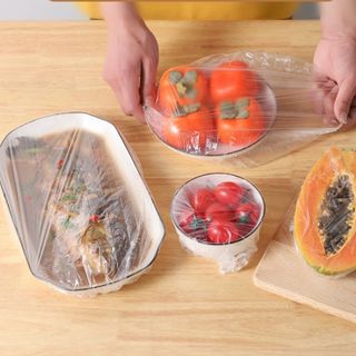 Màng bọc thực phẩm co giãn siêu dai có chun hình túi gấu set 100 chiếc