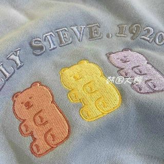 Áo sweater tay phồng in nổi jelly bao rẻ bao đẹp