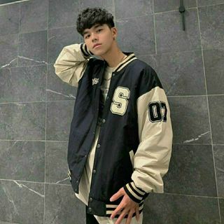 áo khoác dù bomber chữ s
