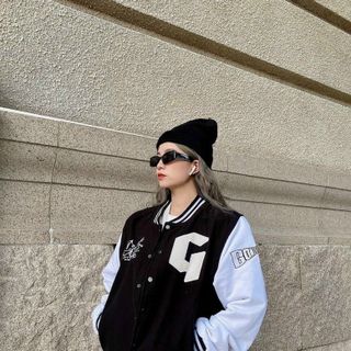 áo khoác dù bomber chữ G