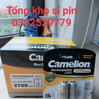 Vỉ 2 viên Pin Sạc AA Camelion 2700 mah - Chính Hãng