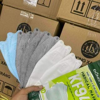 Khẩu trang kf94 4D Đồng Xanh