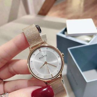 ĐỒNG HỒ SKAGEN ROSE GOLD LƯỚI NỮ CAO CẤP