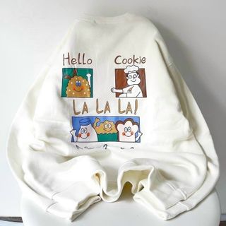 Áo sweater cookie in nổi bao rẻ bao đẹp