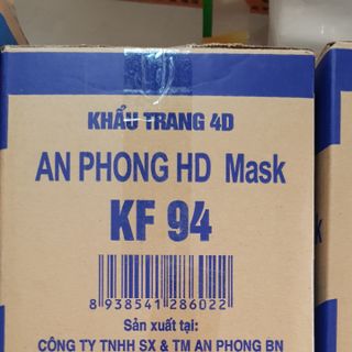 Thùng Khẩu trang 4D kf94 chính hãng An Phong HD, GB, bắc ninh