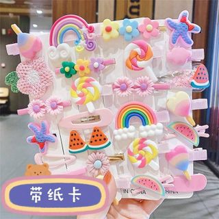 Set kẹp toc 14 chi tiết.