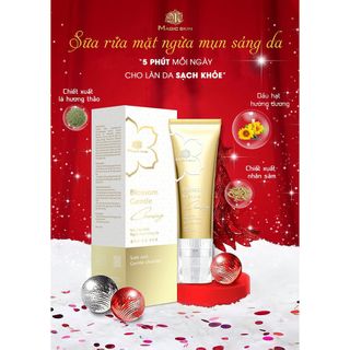 sữa rửa mặt ngừa mụn trắng da magic skin