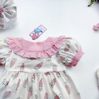 Body cà rốt hồng siêu xinh cho bé đi học đi chơi