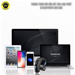 Tai nghe bluetooth V9 trọn bộ full phụ kiện kèm hộp bảo vệ