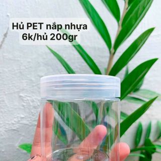 Hủ pet nắp nhựa giá sỉ