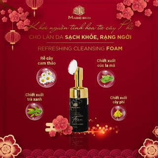 sữa rửa mặt bọt biển magic skin