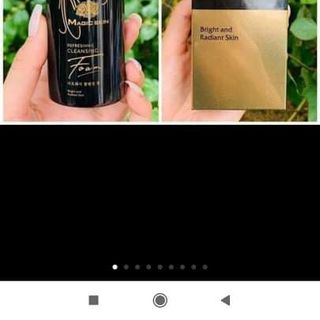 sữa rửa mặt bọt biển magic skin