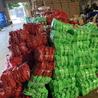 dép tổ ong màu mầm non