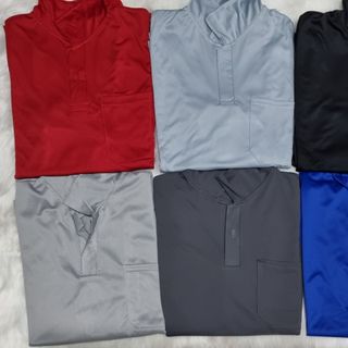 [XẢ KHO GIÁ RẺ]Áo thun nam dài tay cổ bẻ có túi chất liệu vải thun mặc mát, freesize từ 50kg đến 65kg giá sỉ