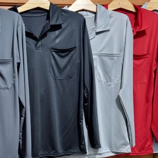 [XẢ KHO GIÁ RẺ]Áo thun nam dài tay cổ bẻ có túi chất liệu vải thun mặc mát, freesize từ 50kg đến 65kg