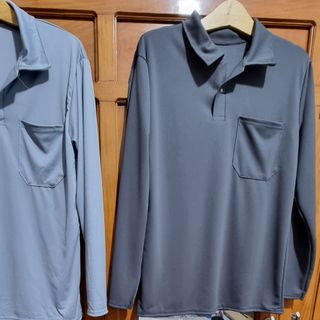 [XẢ KHO GIÁ RẺ]Áo thun nam dài tay cổ bẻ có túi chất liệu vải thun mặc mát, freesize từ 50kg đến 65kg