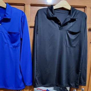 [XẢ KHO GIÁ RẺ]Áo thun nam dài tay cổ bẻ có túi chất liệu vải thun mặc mát, freesize từ 50kg đến 65kg