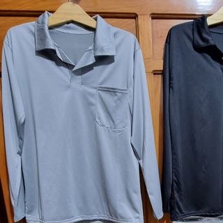 [XẢ KHO GIÁ RẺ]Áo thun nam dài tay cổ bẻ có túi chất liệu vải thun mặc mát, freesize từ 50kg đến 65kg