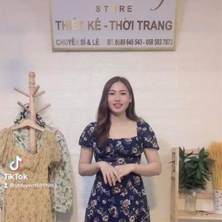 Đầm voan nhúng ngực