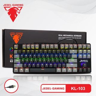 Bàn Phím Cơ gaming JEDEL KL-103 LED Chuẩn 87 Phím