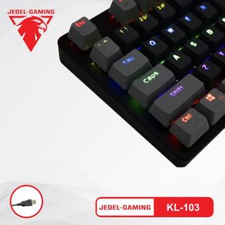 Bàn Phím Cơ gaming JEDEL KL-103 LED Chuẩn 87 Phím