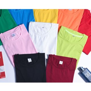 Áo thun trơn cổ tròn 4 chiều