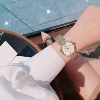 ĐỒNG HỒ DlOR NỮ CAO CẤP VIỀN ĐÁ
