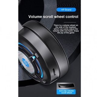 Tai nghe gaming HP H120G led RGB - âm thanh stereo sống động