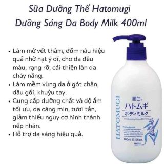 Dưỡng thể hatomugi giá sỉ