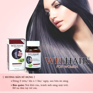VIÊN UỐNG NGĂN RỤNG TÓC GIÚP MỌC TÓC NHANH CHO NỮ - DÂN KHANG
