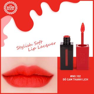 Son Kem Thời Thượng The Nature Book The Nature Book Stylish Soft Lip Lacquer giá sỉ