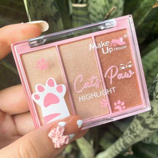 phấn bắt sáng 3 ô cat paws chân mèo