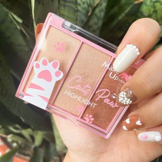 phấn bắt sáng 3 ô cat paws chân mèo