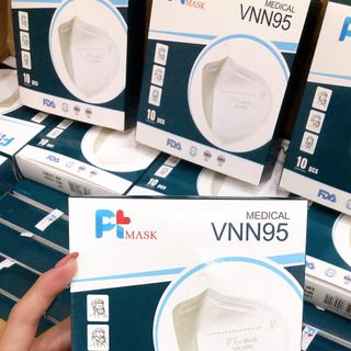 Khẩu Trang N95 PT MASK Chính Hãng, Công Nghệ Nhật Bản, Khẩu Trang Y Tế 4 Lớp, Kháng Khuẩn Chống Bụi (1thùng 100 hộp)